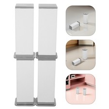  4 Pcs Adjustable Leg for Couch Furniture Stainless Steel Support Feet