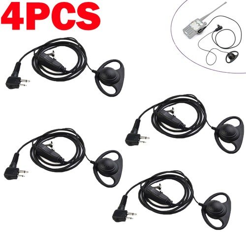 4pcs earphone earpiece mic - d,