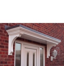 Fiberglass Door Canopy GRP for Overdoor Front Porch 650×3200 mm and 520×3400 mm