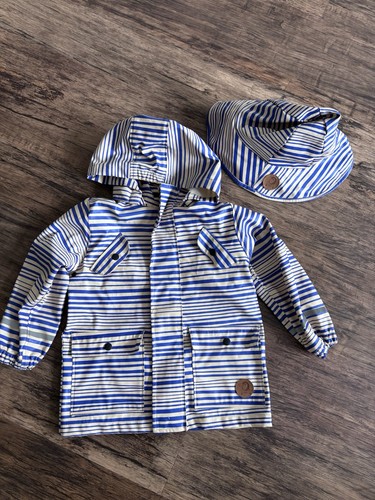 Mini rodini striped raincoat - mini,