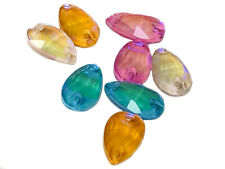 Cut Glass Teardrop, EIMASS® 3533 Sew on Flat Back Crystals Pear Shape Rhinestone