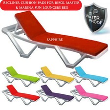 Outdoor Recliner Cushion Pads