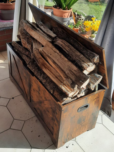 Large vintage storage chest - vintage,