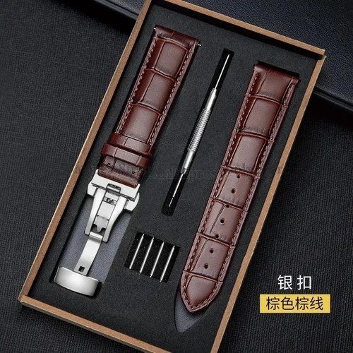 Genuine leather watch strap - leather,