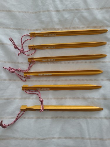Hilleberg pegs brand new - y,