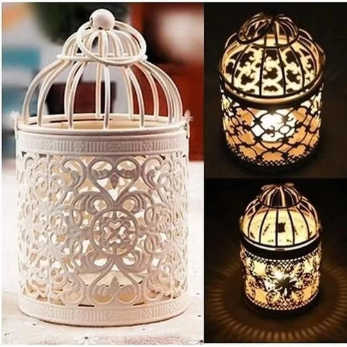 Vintage gold birdcage - vintage, lantern