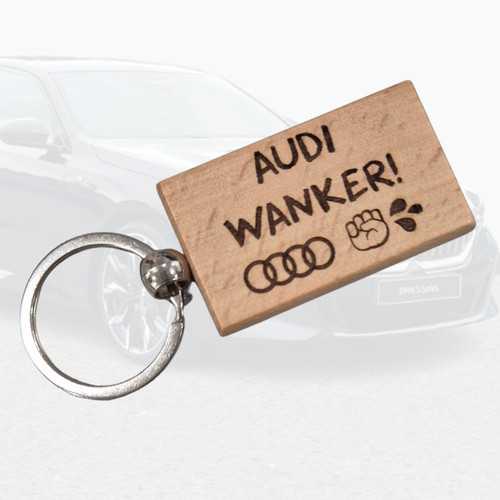 Audi wanker keyring - audi, a4