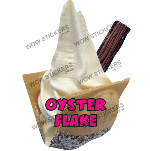 Ice cream van sticker oyster - ice,