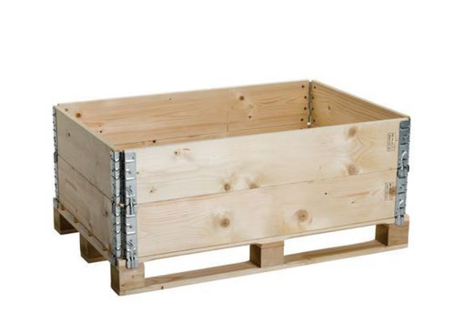 Folding wooden pallet collar - folding,