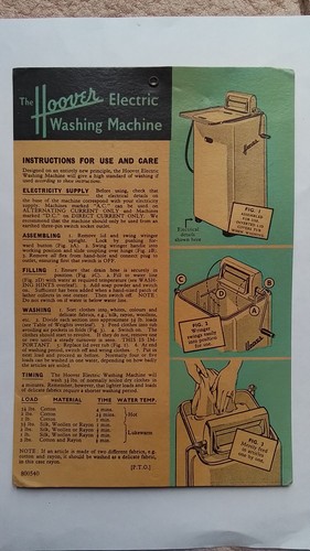 Vintage hoover washing machine - hoover,