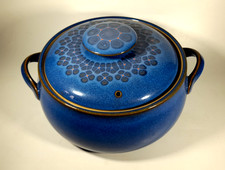 Denby Midnight Lidded Serving Vegetable Dish / Bowl / Tureen