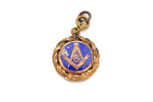 Vintage gold filled masonic - gold,
