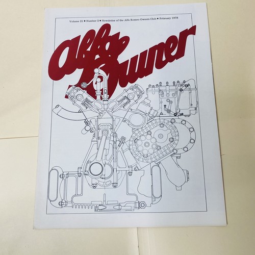 Vtg newsletter the alfa - the,