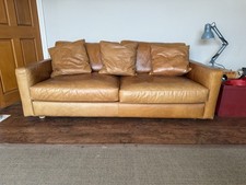 Timothy Oulton Leather Sofa &