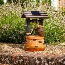 Solar Water Fountain Feature