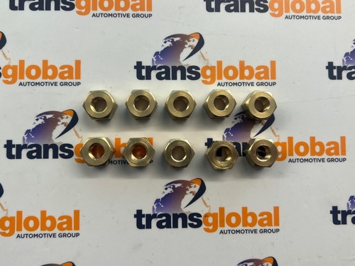 Exhaust manifold brass nut x10 - brass,