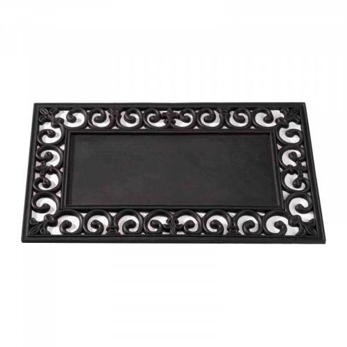Black rubber door - rubber, mat
