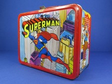 Vintage Superman Tin Lunch Box