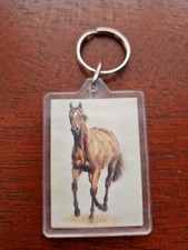 * Galloping chestnut horse keyring chestnut horses keyring horse keyrings pony 