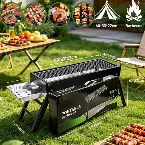 Portable folding charcoal bbq - folding,