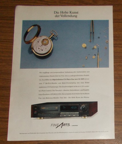 Rare advertising grundig fine - advertising,