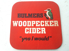 Vintage BULMERS - Strongbow / Woodpecker Cider...  Cat No'84 Beer mat/Coaster