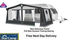 Dorema Starcamp TOURER Size 18 1075 -1100cm Caravan Awning 25mm EasyGrip Steel