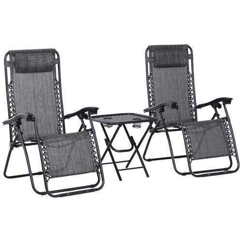 3pc zero gravity chairs - 3pc,