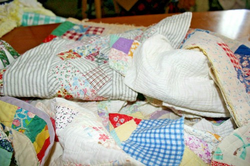 Vintage handmade patchwork - vintage,