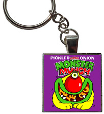 monster munch crisps keychain keyring pickled onion snack