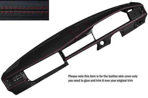 Red stitching dash dashboard - stitching,