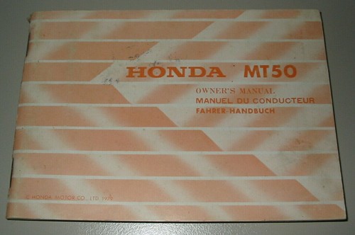 Betriebsanleitung honda 50 - betriebsanleitung,