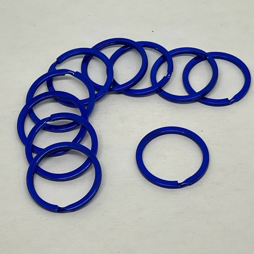 Dark blue split key rings - dark,