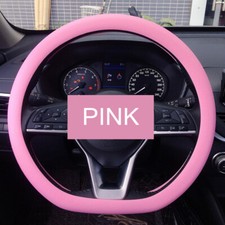Car Silicone Steering Wheel Cover Protective Cover Protector for 34-38cm