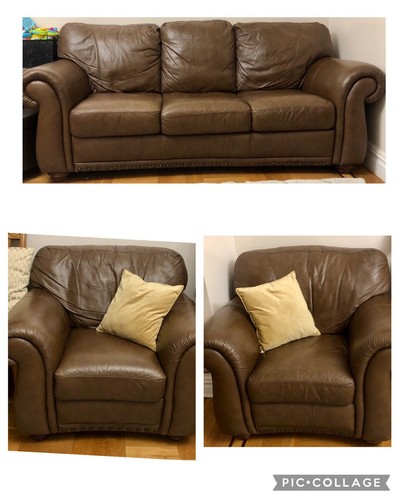 Natuzzi elba leather furniture - leather,