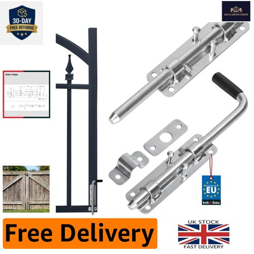 Galvanised steel gate - gate, drop