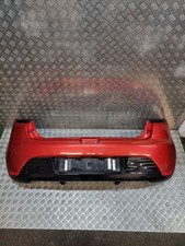 RENAULT CLIO MK4 2015 REAR BUMPER WITH PDC IN RED 850225639R TENNP