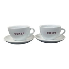 Costa Coffee Cups With Coffee