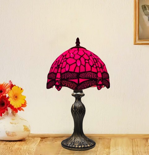 Tiffany style stained - style, 8"