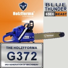 65cc Holzfforma G372 Gasoline Chainsaw WT 20" Guide Bar Chain For Husqvarna 365