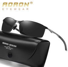 Aoron Polarized Sunglasses Mens/Women Driving Mirror Sun Glasses Metal Frame 