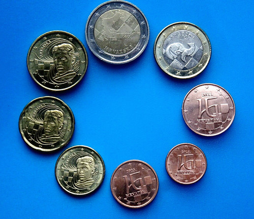 Croatia euro coins 2023 - euro, 🔴