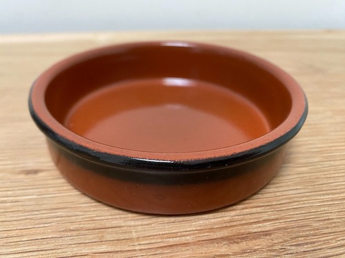 Glazed terracotta dish ramekin - glazed,