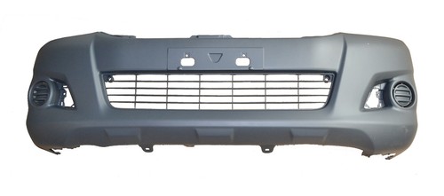 Front bumper black with flare - front,
