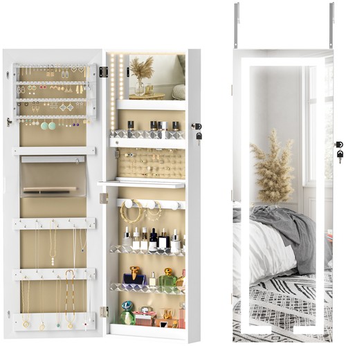 Homcom led mirror jewellery - led,