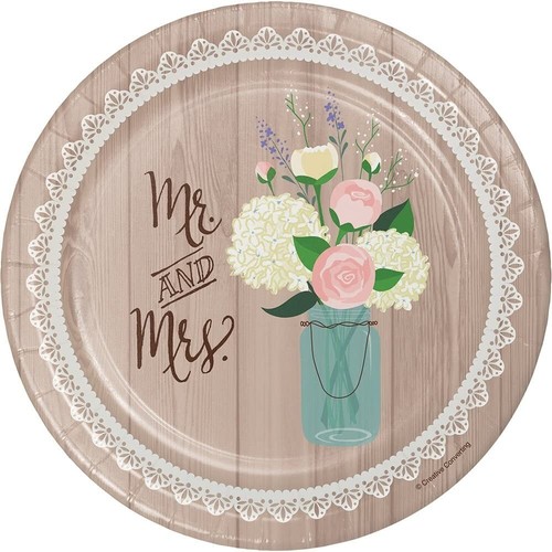 Rustic wedding tableware and - rustic,