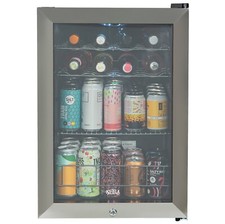 Kuhla KBC2SS Stainless Steel 62L Wine & Drinks Mini Fridge & Cooler with Lock