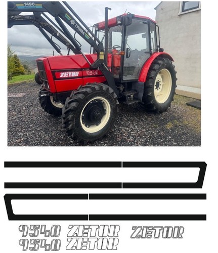 Zetor 9540 sticker decal - zetor,