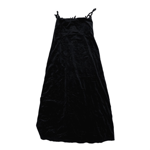 Women black velvet - black,