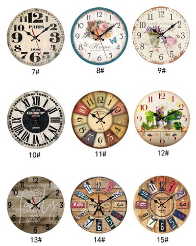 Round wall clock - 12",